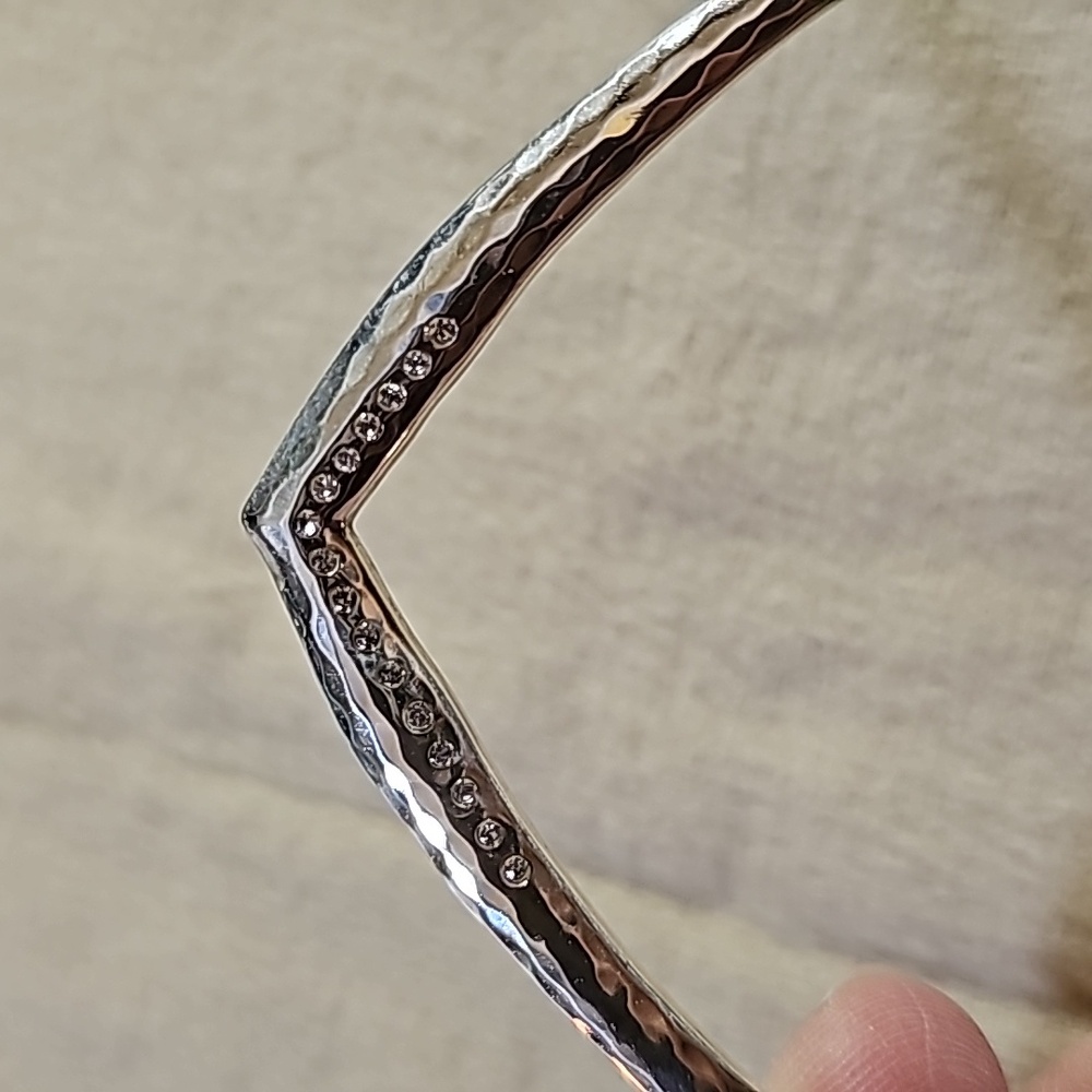 Brighton Square Embellished Bangle - image 2